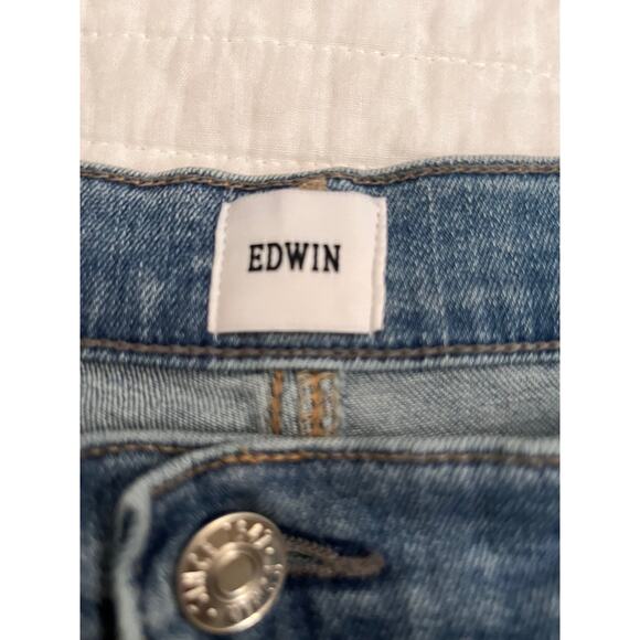 EDWIN Women's Cassia Bootcut Crop Jeans Wash: Journey Sz 32 NWT - Picture 6 of 10